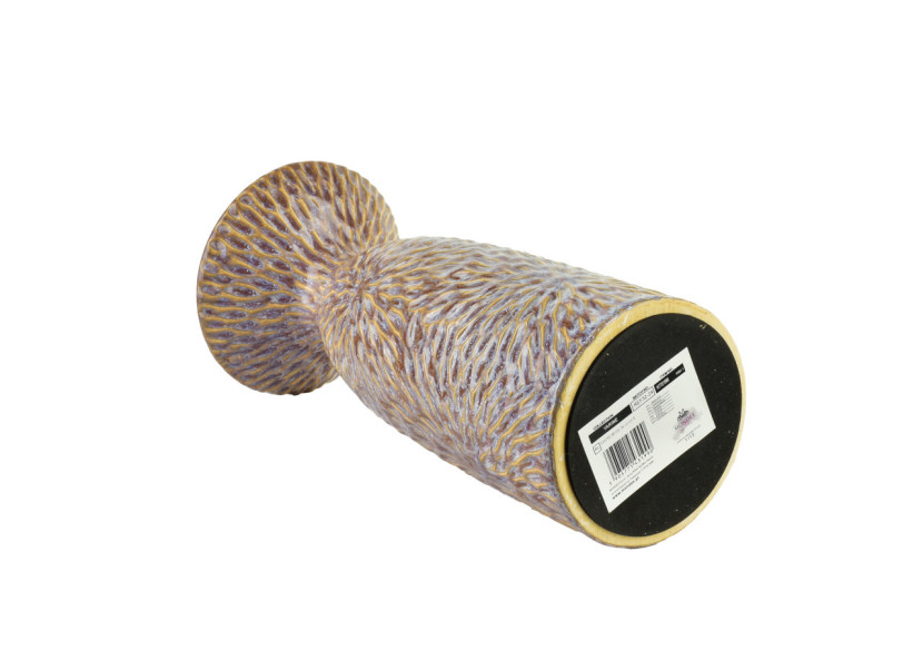 YARINE BEIGE - Bougeoir élégant 11x10x25,5cm - HTTS1990 - Mondex