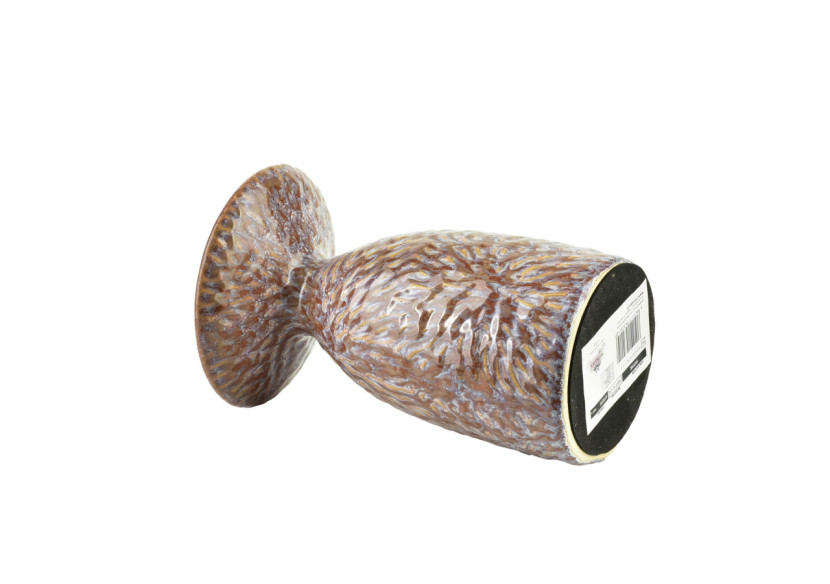 Bougeoir YARINE BEIGE - 10,5x8,5x16,5cm pour une ambiance chaleureuse - HTTS2010 - Mondex