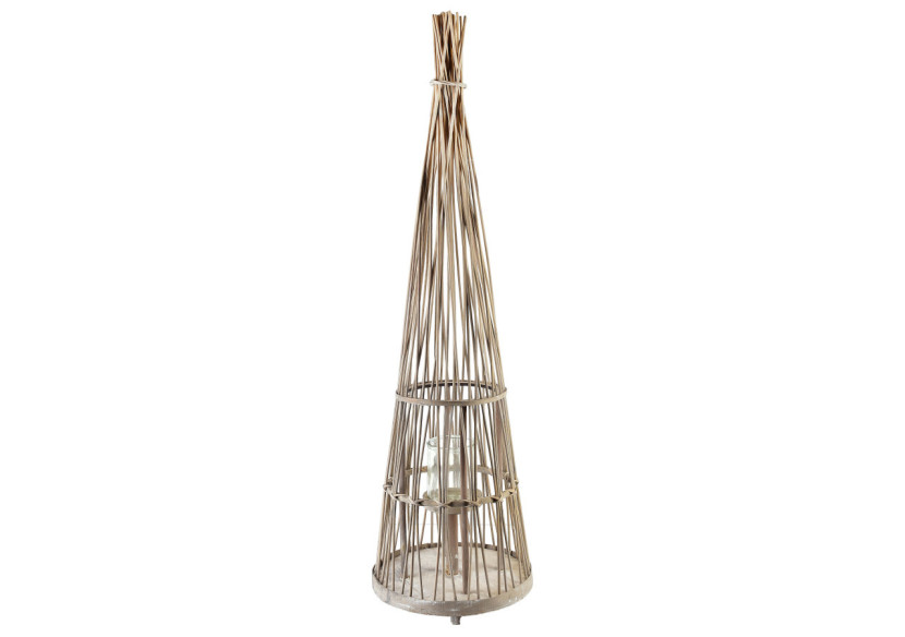 Lampion LUCIE GREY 30x110cm - Éclairez votre espace avec style - HTO3130 - Mondex
