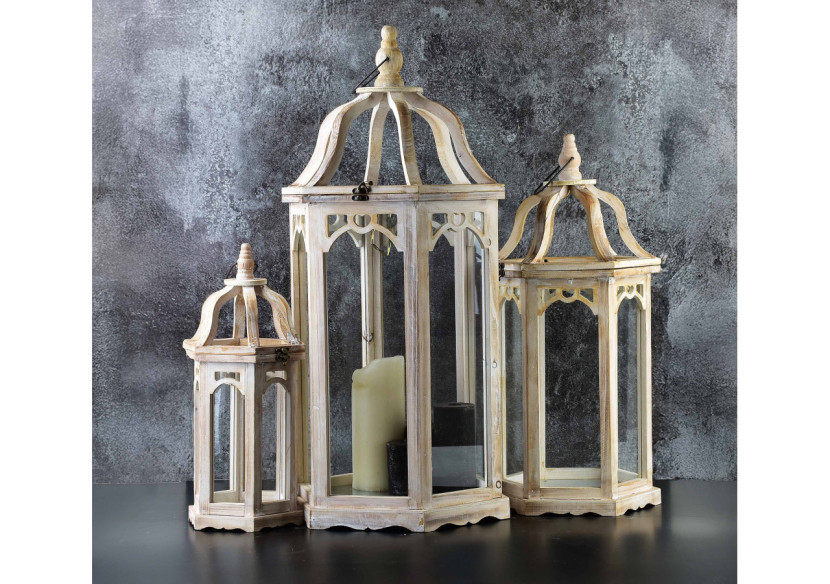 LOKKE Latarnia L - Lanterne design en métal et verre - HTO8601 - Mondex LOKKE Latarnia L - Lanterne design en métal et verre - HTO8601 - Mondex