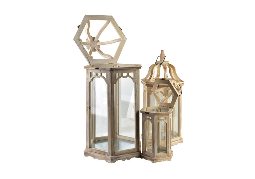 LOKKE Latarnia M - Lanterne moderne en métal et verre - HTO8618 - Mondex LOKKE Latarnia M - Lanterne moderne en métal et verre - HTO8618 - Mondex