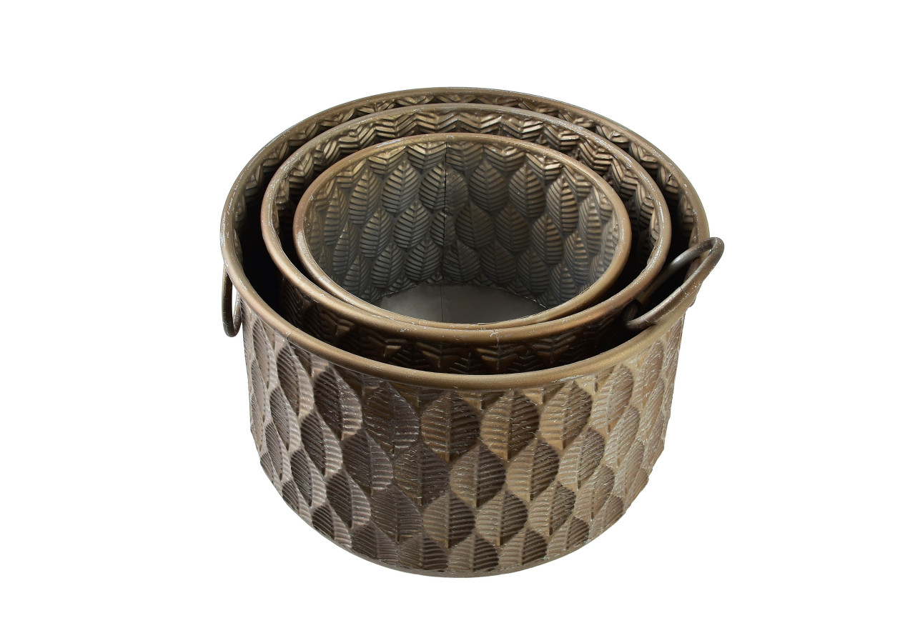 Osłonka MARINA L - Élégance compacte pour vos plantes - HIWJ2294-SR - Mondex