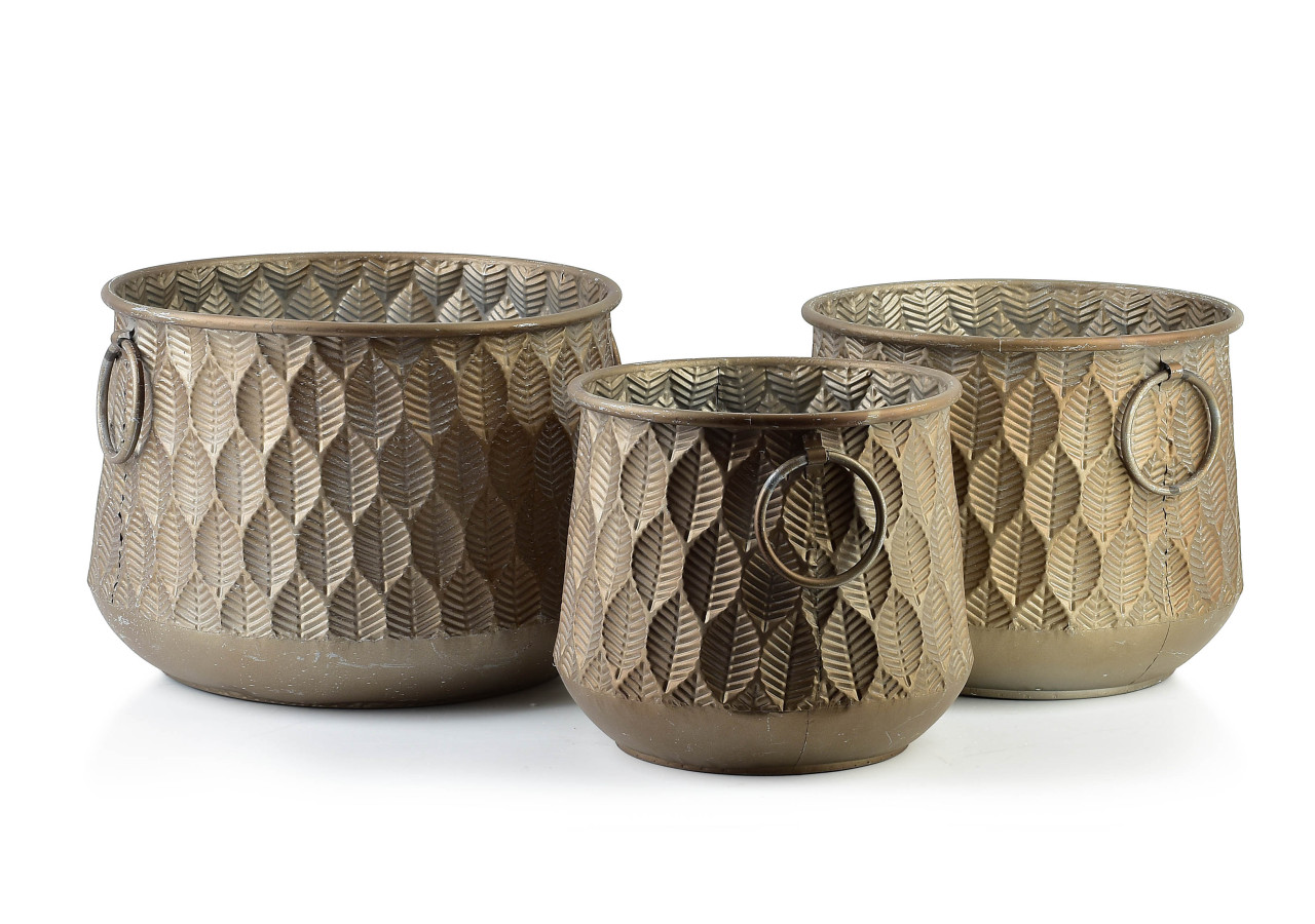 Osłonka MARINA L - Élégance compacte pour vos plantes - HIWJ2294-SR - Mondex