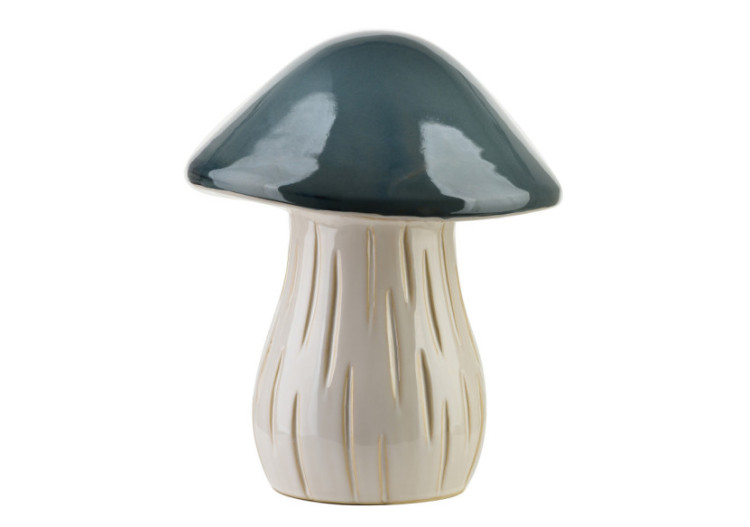 MAVE - Figurine Champignon en céramique 26x26x31,5cm - HTC7411 - Mondex