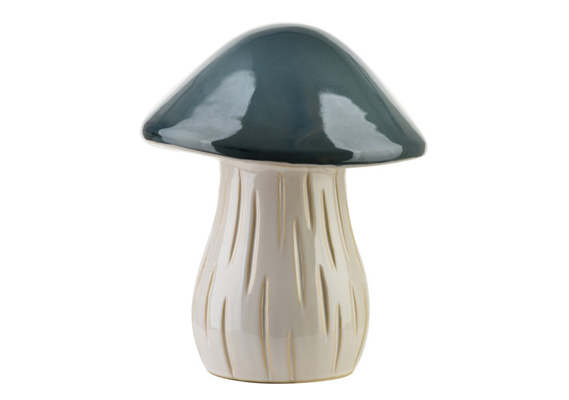 MAVE - Figurine Champignon en céramique 26x26x31,5cm - HTC7411 - Mondex