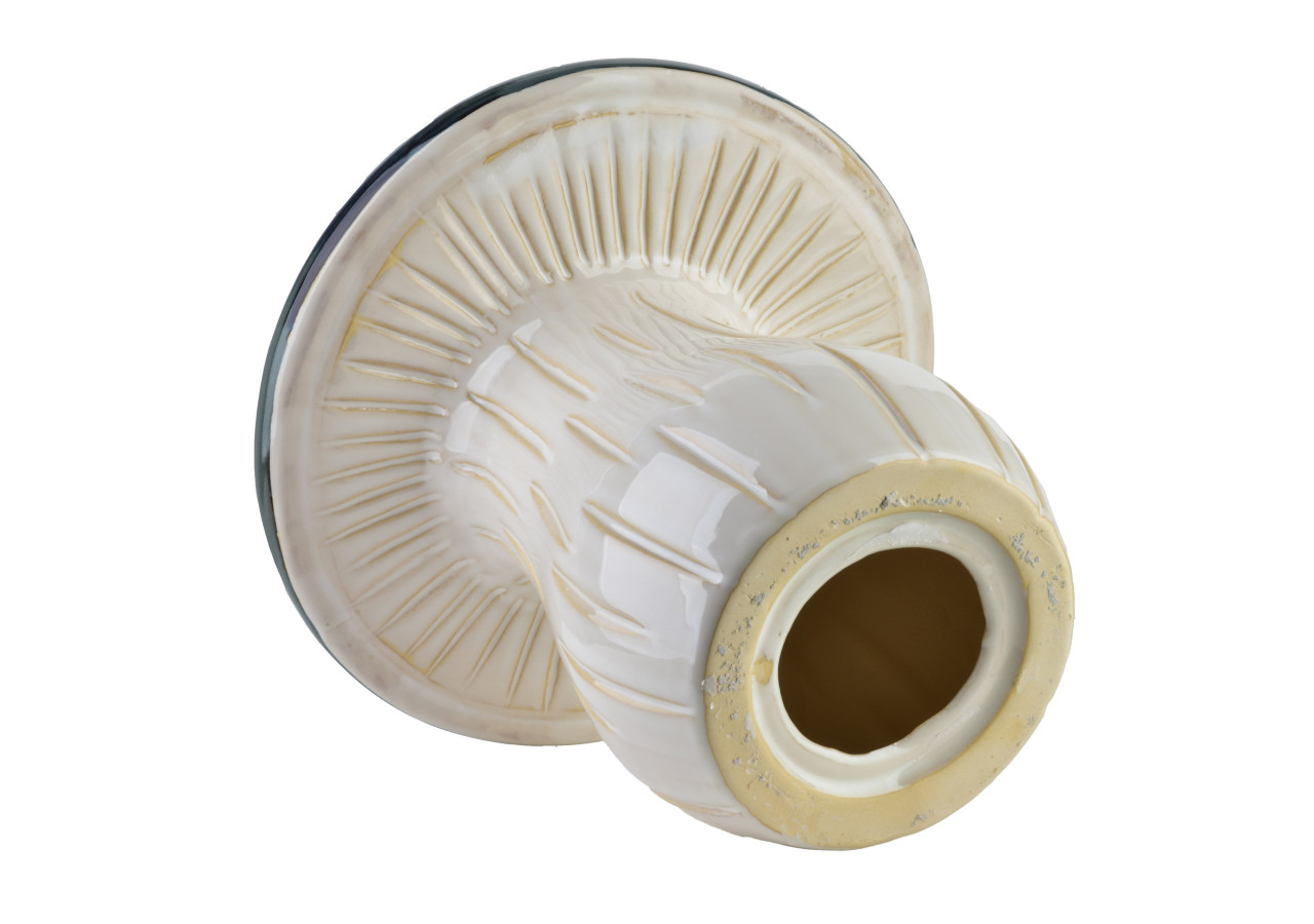 MAVE - Figurine Champignon en céramique 26x26x31,5cm - HTC7411 - Mondex