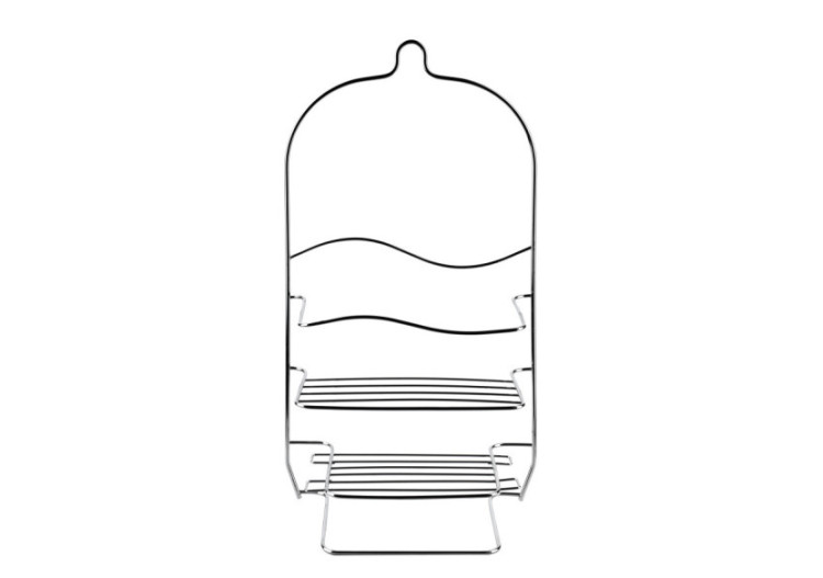 Porte-serviettes de Salle de Bain CARL SILVER - Dimensions 21,5x11x40,5cm - HTWM2591 - Mondex 2