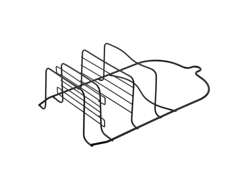 Porte-serviettes de Salle de Bain CARL BLACK - Dimensions 21,5x11x40,5cm - HTWM2607 - Mondex