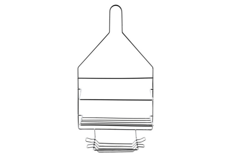 Porte-serviettes de Salle de Bain CARL SILVER - 2 Crochets 23x9,5x41,5cm - HTWM2614 - Mondex 2