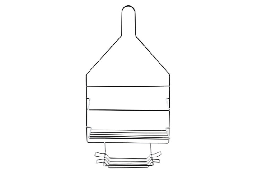 Porte-serviettes de Salle de Bain CARL SILVER - 2 Crochets 23x9,5x41,5cm - HTWM2614 - Mondex