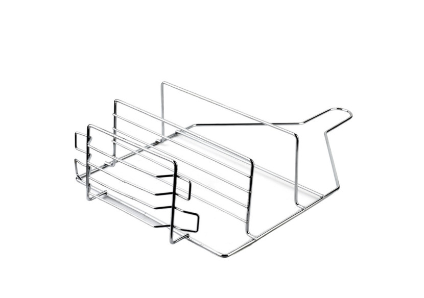 Porte-serviettes de Salle de Bain CARL SILVER - 2 Crochets 23x9,5x41,5cm - HTWM2614 - Mondex