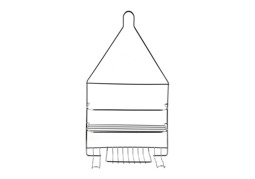 Porte-serviettes de Salle de Bain CARL SILVER - 2 Crochets et 2 Supports 25x10x45cm - HTWM2652 - Mondex