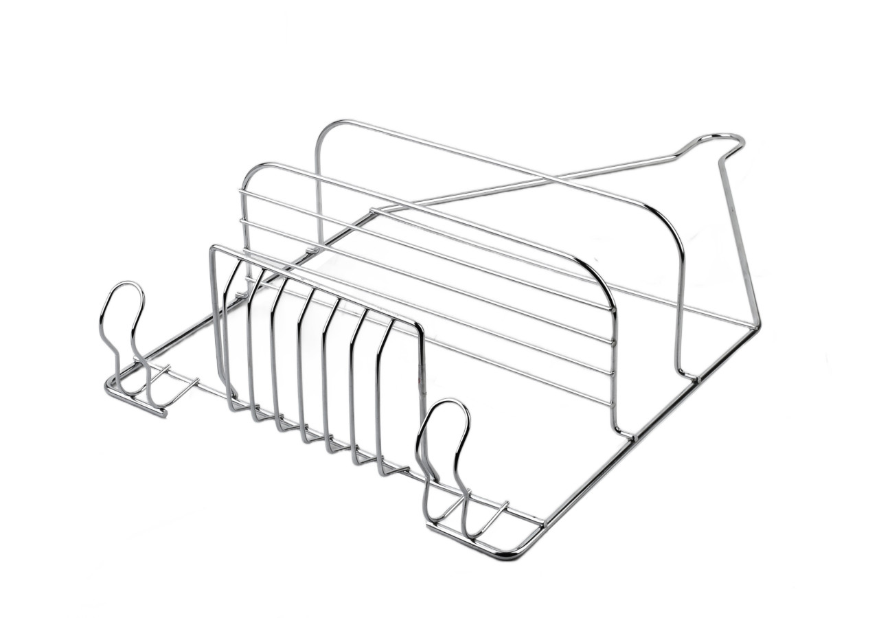 Porte-serviettes de Salle de Bain CARL SILVER - 2 Crochets et 2 Supports 25x10x45cm - HTWM2652 - Mondex