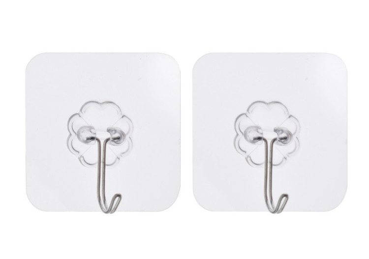 Porte-serviettes de Salle de Bain CARL BLACK - 3 Crochets et 2 Supports 18,5x10x47,5cm - HTWM2683 - Mondex 2