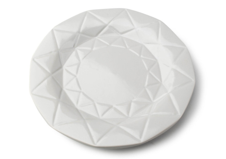 Assiette à dîner ADEL GREY - Céramique 24cm - HTPR2197-PROM - Affekdesign By Mondex