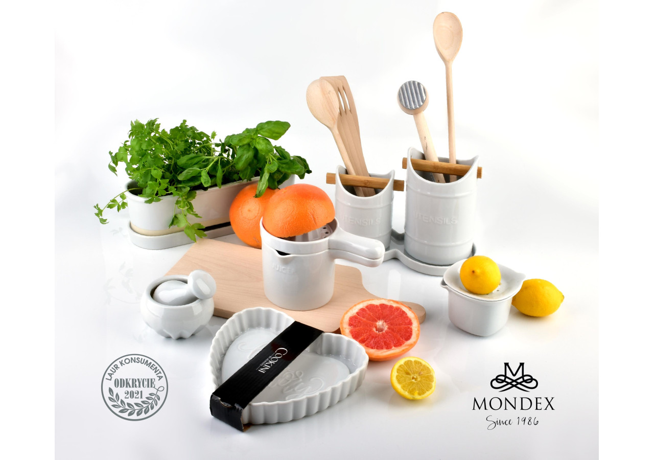 Moule à Gâteau MODERN LIFE - Porcelaine en Forme de Coeur 20x19xh4cm - HTD2283-PROM - Cookini By Mondex