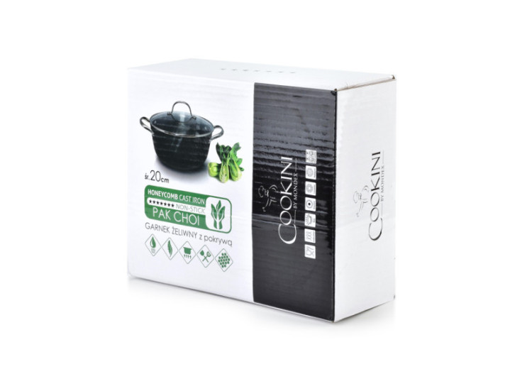 Casserole PAK CHOI - Fonte 1,9L avec couvercle 20cm - HTXA1209-CX - Cookini By Mondex 2