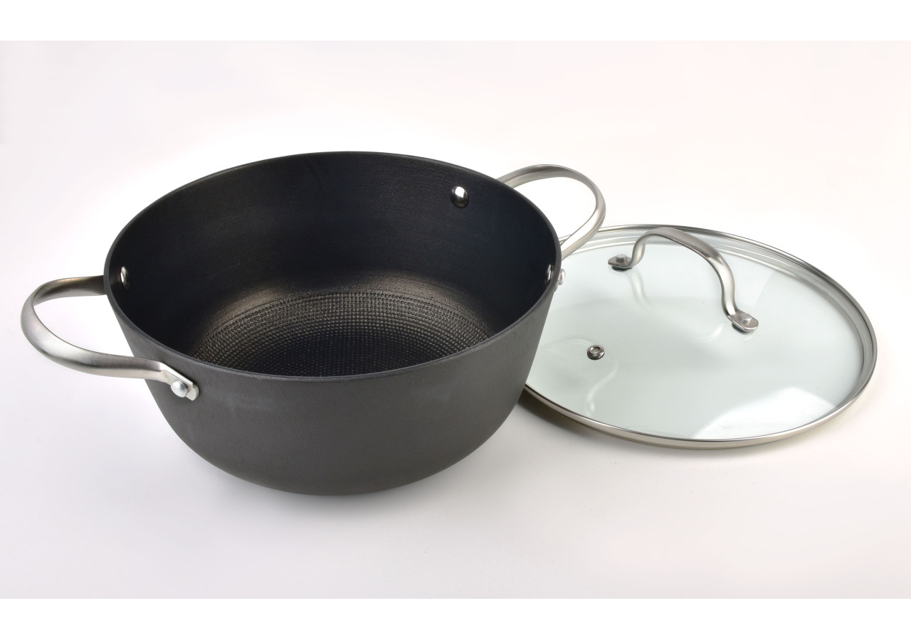 Casserole PAK CHOI - Fonte 3,7L avec couvercle 24cm - HTXA1216-CX - Cookini By Mondex