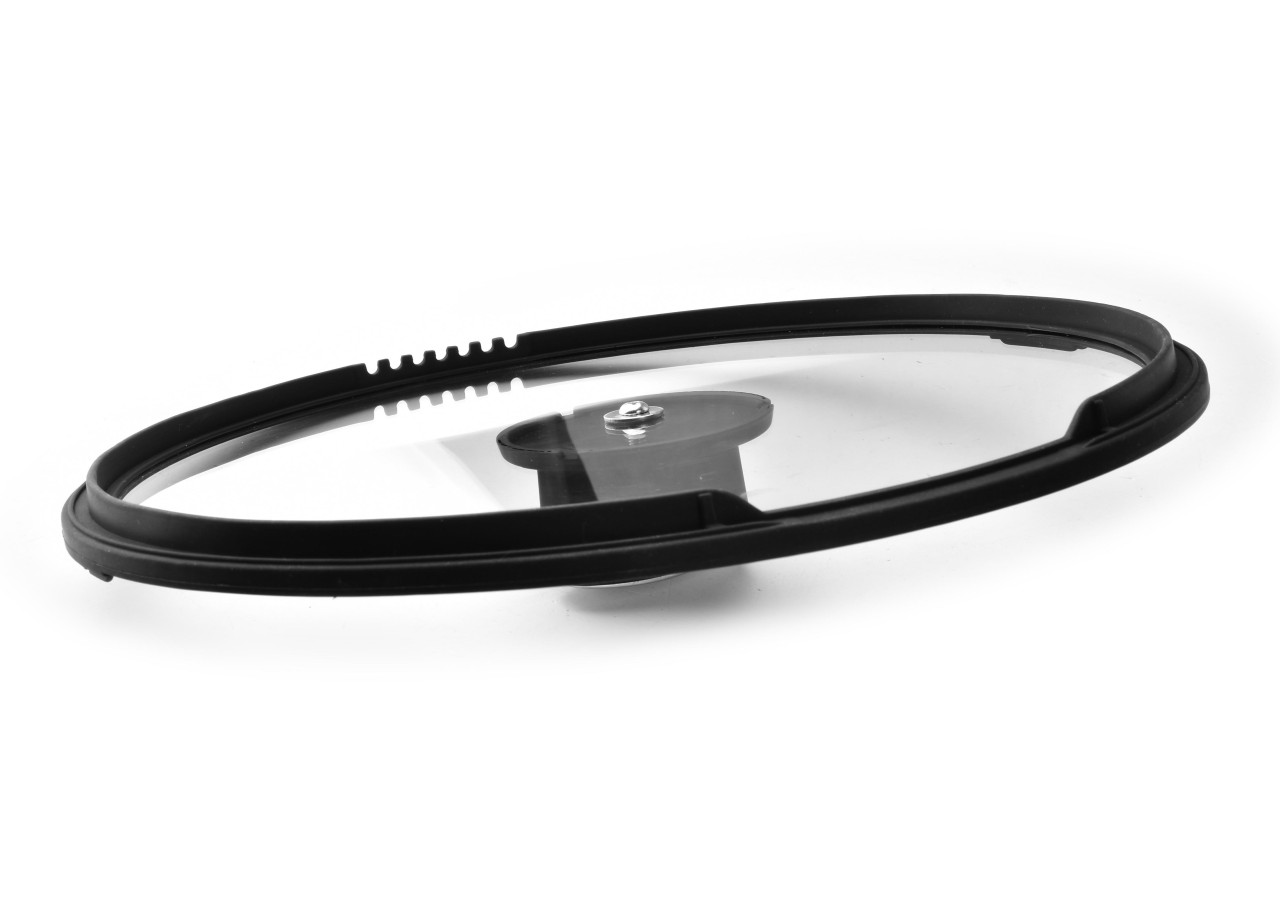 Casserole VALERIAN - Aluminium 24x25xh10,5cm, 4,1L avec couvercle en verre - HTXD3515-CX - Allesken