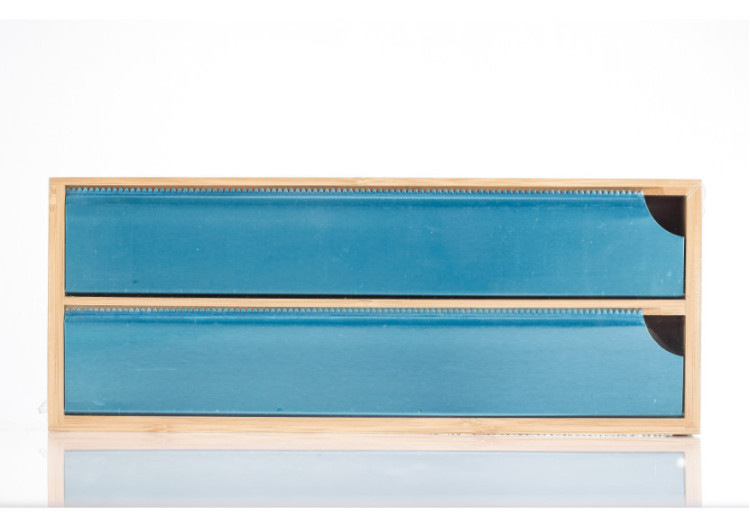 Distributeur de film alimentaire MODERN KITCHEN - 33,2 x 13 x 5,5 cm en bambou - HTXD0094 - Allesken