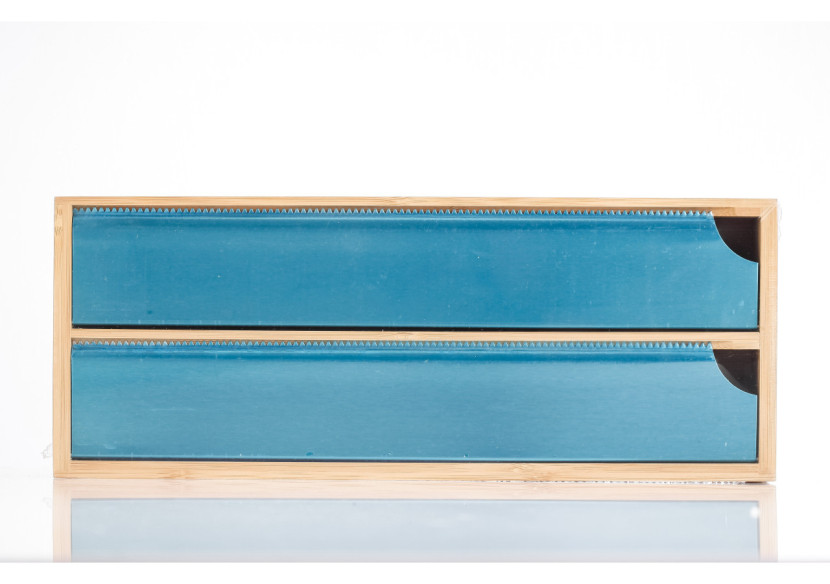 Distributeur de film alimentaire MODERN KITCHEN - 33,2 x 13 x 5,5 cm en bambou - HTXD0094 - Allesken