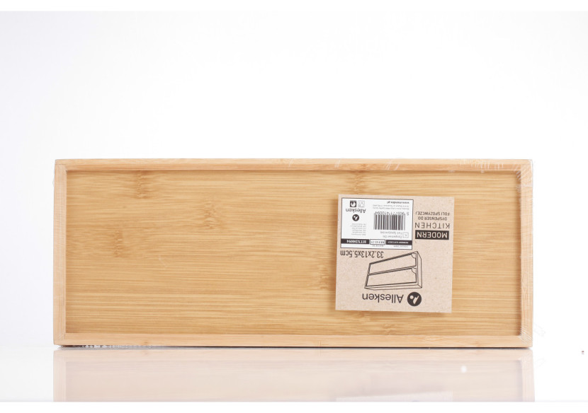 Distributeur de film alimentaire MODERN KITCHEN - 33,2 x 13 x 5,5 cm en bambou - HTXD0094 - Allesken