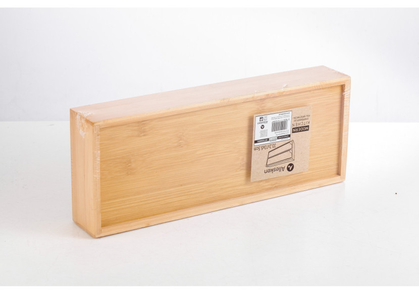 Distributeur de film alimentaire MODERN KITCHEN - 33,2 x 13 x 5,5 cm en bambou - HTXD0094 - Allesken