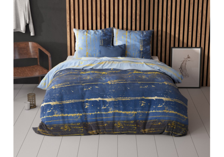 Housse de Couette Scratchy Bleu - Taille 240 x 220 cm - 14022223 - Sleeptime 2
