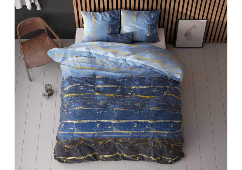 Housse de Couette Scratchy Bleu - Taille 240 x 220 cm - 14022223 - Sleeptime