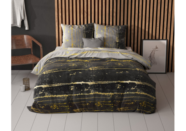 Housse de Couette Scratchy Antracite - Taille 200 x 220 cm - 14022225 - Sleeptime