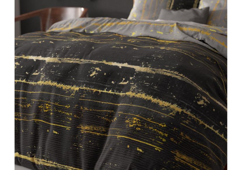 Housse de Couette Scratchy Antracite - Taille 200 x 220 cm - 14022225 - Sleeptime