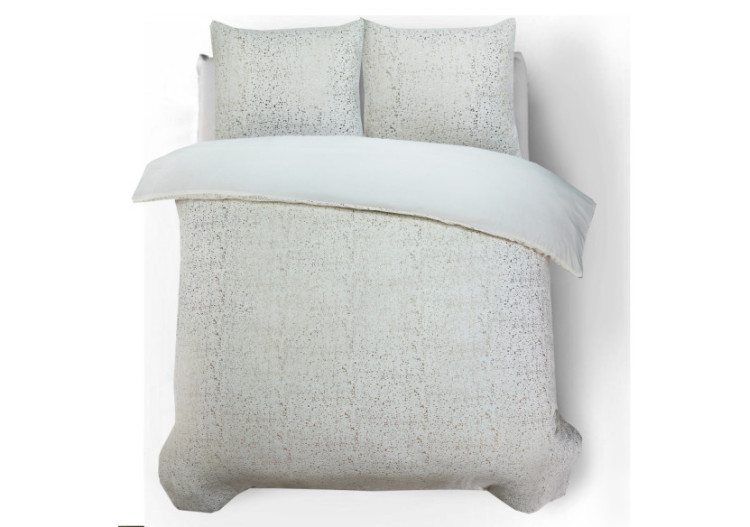 Housse de Couette Glamour Flanel - Crème 240 x 200/220 cm en Polyester - 17019062 - Sleeptime 2