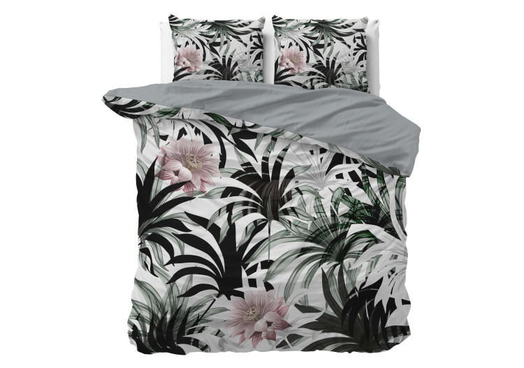 Housse de Couette Suzette Blanc - 200 x 200/220 cm, 100% Microfibre - 17018257 - Sleeptime