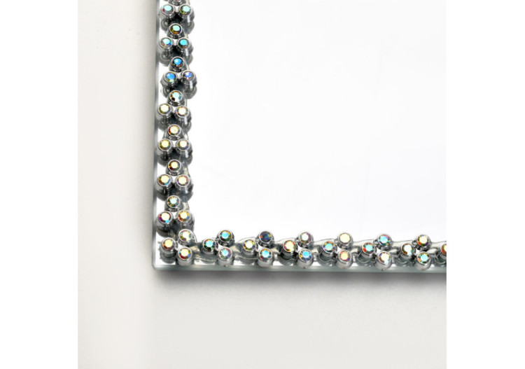 Sous-plat Margot Argent - 15x15cm avec bord décoratif - HTRJ7409 - Mondex 2