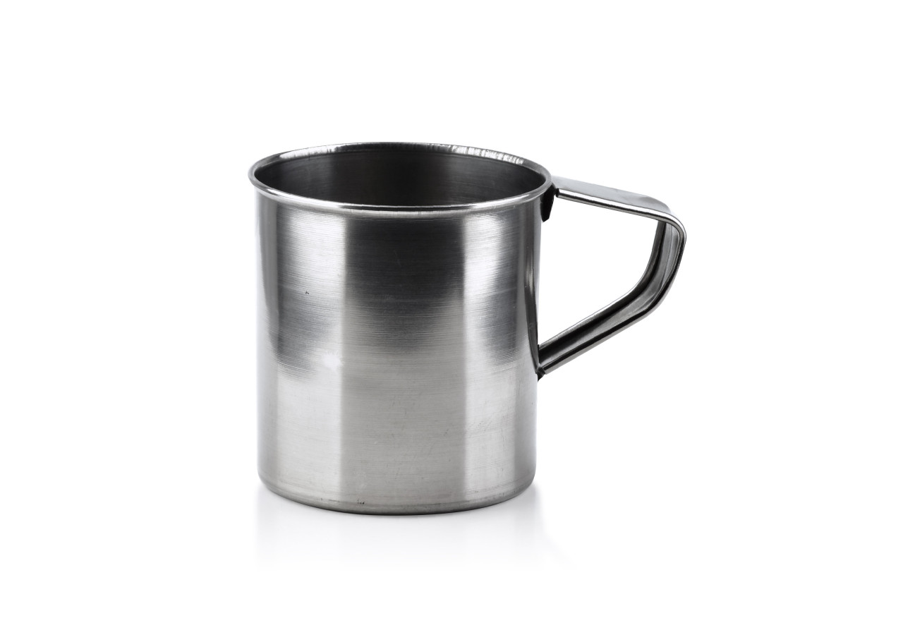 Mug BASIC KITCHEN - 700ml en acier inoxydable, 10cm - HTXA7253-CX - Cookini By Mondex