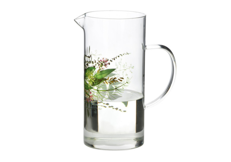 Carafe IDYLLIC - Verre 1,4L avec motif floral - HTID1299 - Allesken