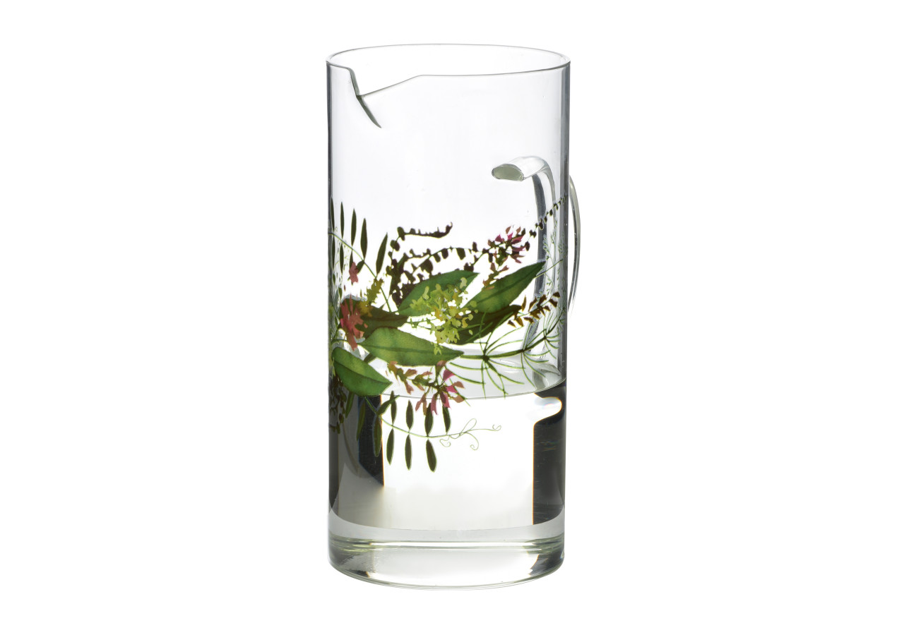 Carafe IDYLLIC - Verre 1,4L avec motif floral - HTID1299 - Allesken