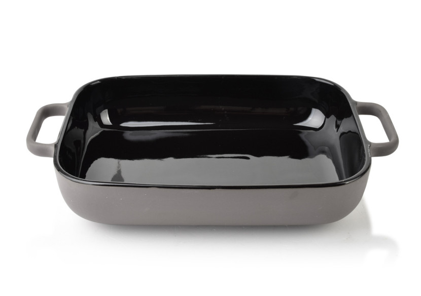 BASIC Plat Allongé Noir - 33 x 20 x 6,5 cm - HTNA9011 - Mondex