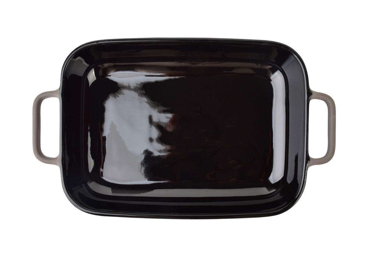 BASIC Plat Allongé Noir - 33 x 20 x 6,5 cm - HTNA9011 - Mondex