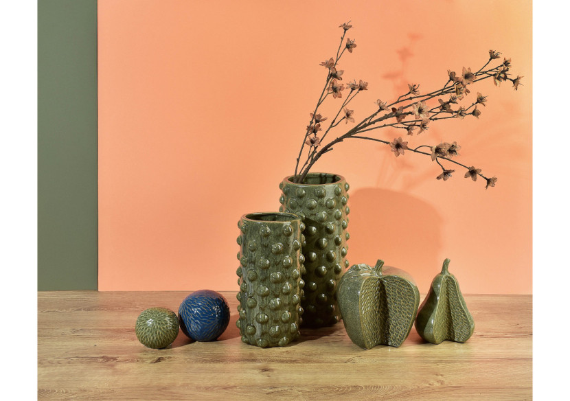 Vase YARINE BUBBLE - Dimensions 12x12x25 cm - HTTS1785 - Mondex