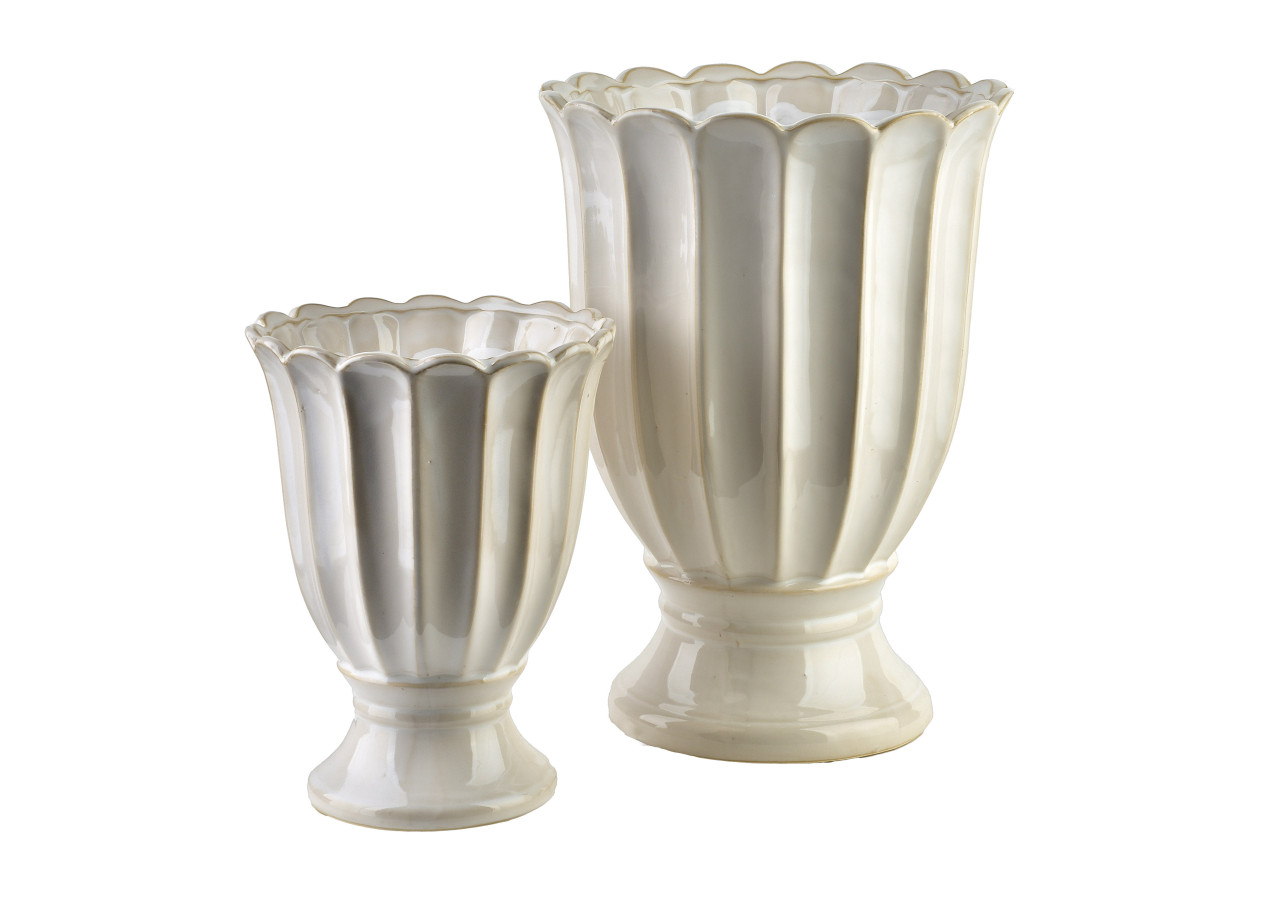 Vase EVAM XL - Céramique 23x23x32cm - HTC7626 - Mondex