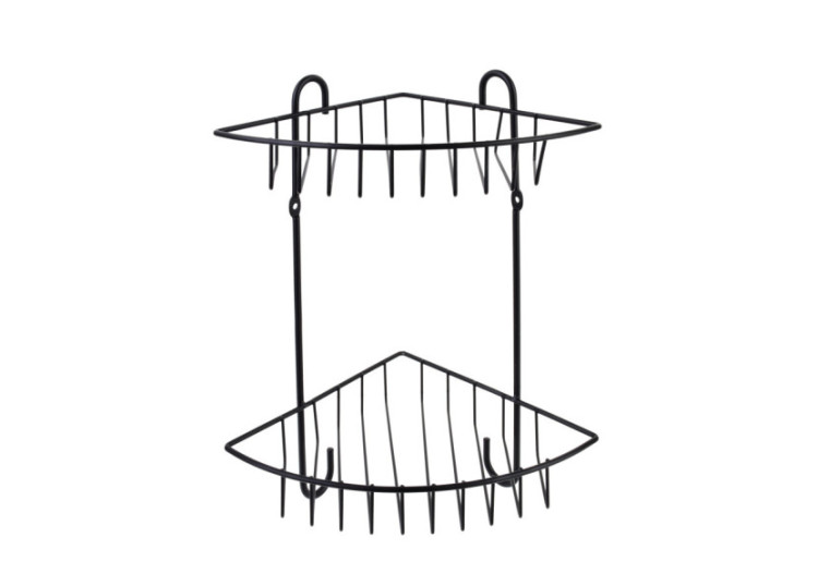 Porte-savon Carl Black - Ensemble de 2 pièces 22x16x28,5cm - HTWM2720 - Mondex