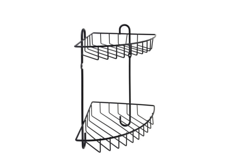 Porte-savon Carl Black - Ensemble de 2 pièces 22x16x28,5cm - HTWM2720 - Mondex 2