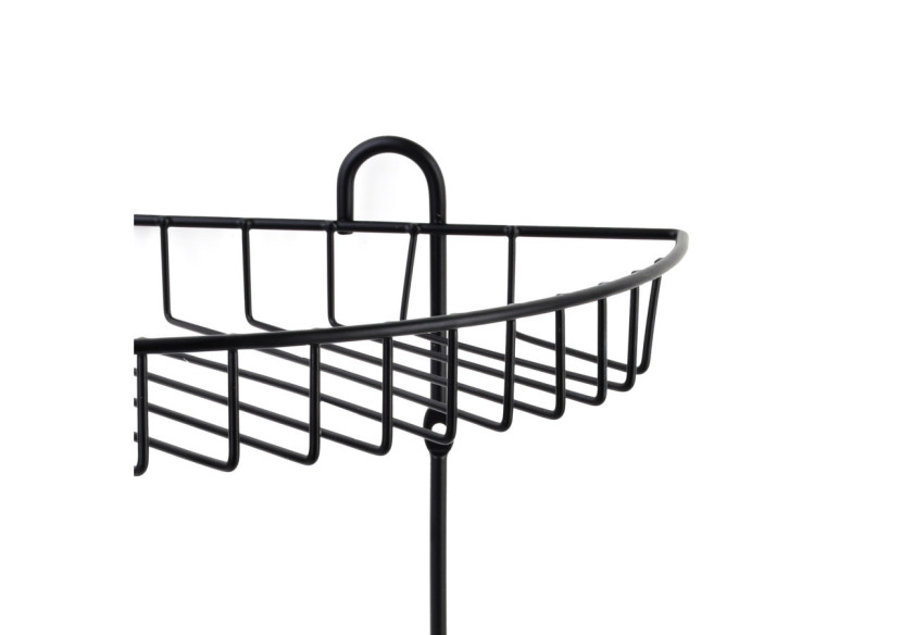 Porte-savon Carl Black - Ensemble de 2 pièces 22x16x28,5cm - HTWM2720 - Mondex