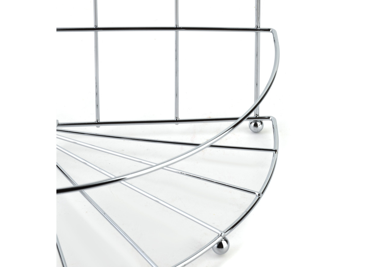 Porte-savon Carl Silver - Ensemble de 2 pièces 18,5x14x26cm - HTWM2737 - Mondex