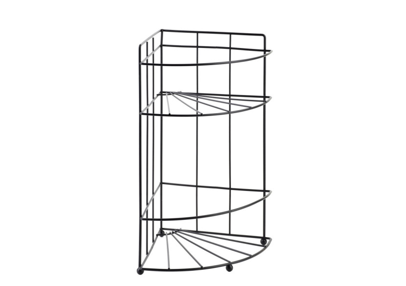 Porte-savon Carl Black - Ensemble de 2 pièces 18,5x14x26cm - HTWM2744 - Mondex