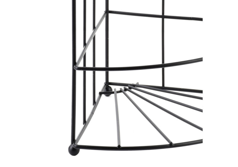 Porte-savon Carl Black - Ensemble de 2 pièces 18,5x14x26cm - HTWM2744 - Mondex