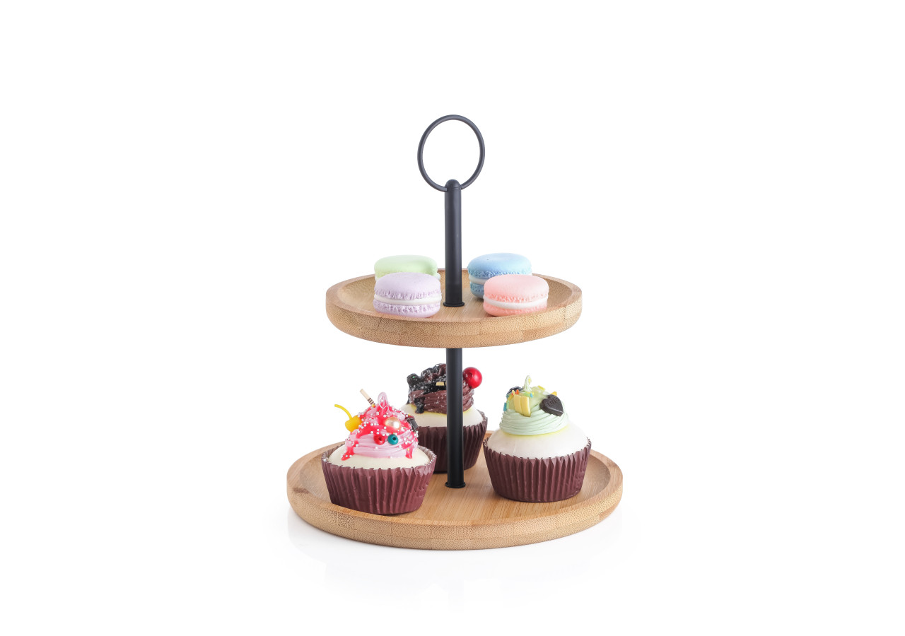 Patera en Bambou Modern Kitchen - 2 niveaux 15 et 20 cm - HTXD0070 - Allesken