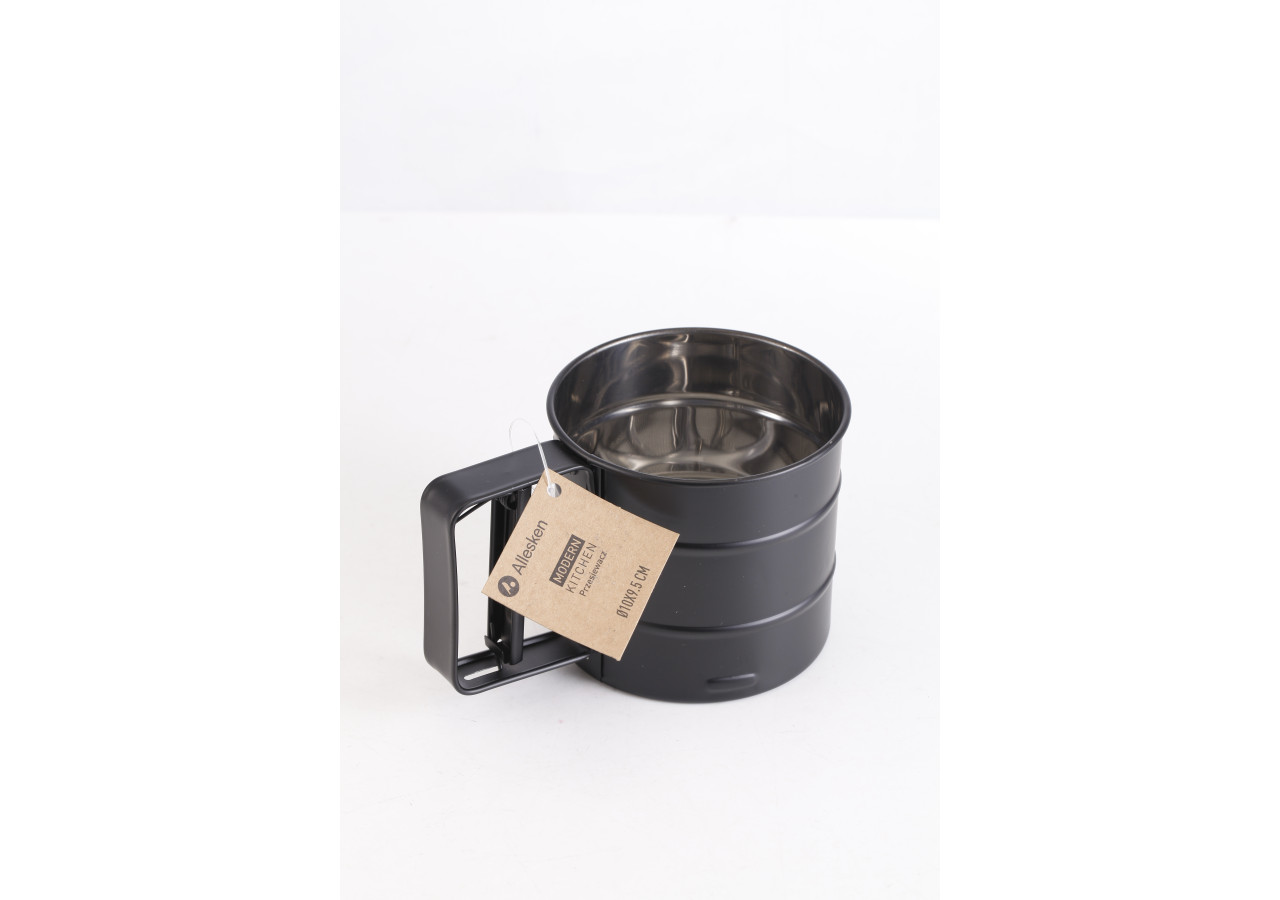 Tamis MODERN KITCHEN - Acier inoxydable noir 10xH9,5cm - HTXD0308 - Allesken