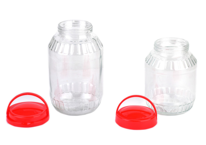 RÉCIPIENT EN VERRE - 2,0 L avec couvercle - HTID7215-CX - Cookini By Mondex